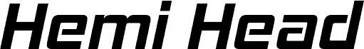 Hemi Head Bold Italic