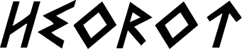 Heorot font | Fonts2u.com