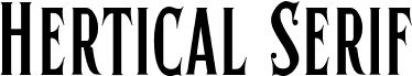 HerticalSerif-Demo