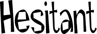 Hesitant Shadow font | Fonts2u.com