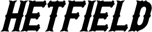 Hetfield Bold Italic