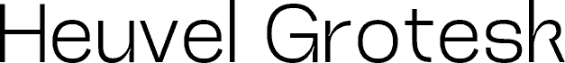 Heuvel Grotesk DEMO Light шрифт