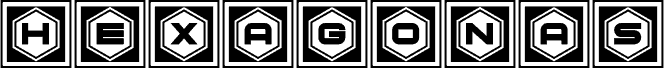 Hexagonas Retro Regular 字体