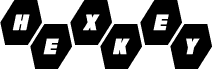 HeXkEy Solid Condensed Italicフォントのプレビュー