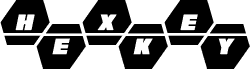 HeXkEy Solid Laser Italicフォントのプレビュー