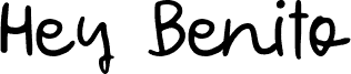 Hey Benito Regular