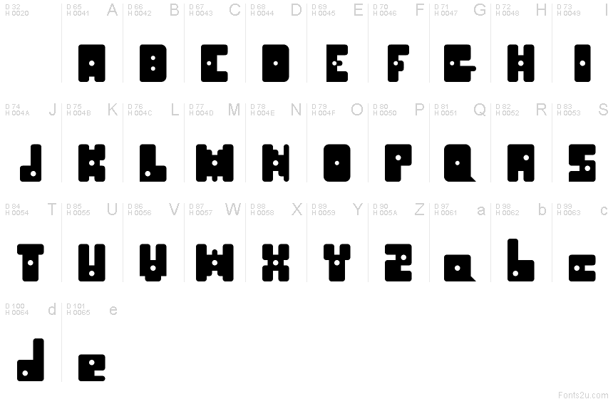 Latin de base - Table de caractères