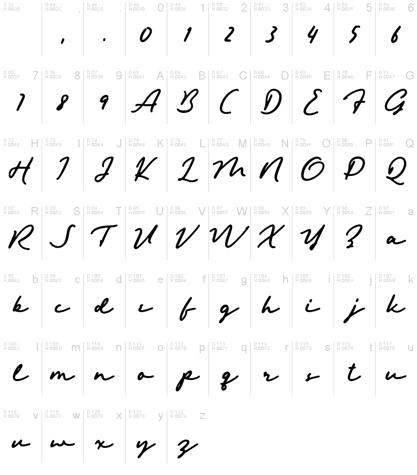 HemisphersScript font