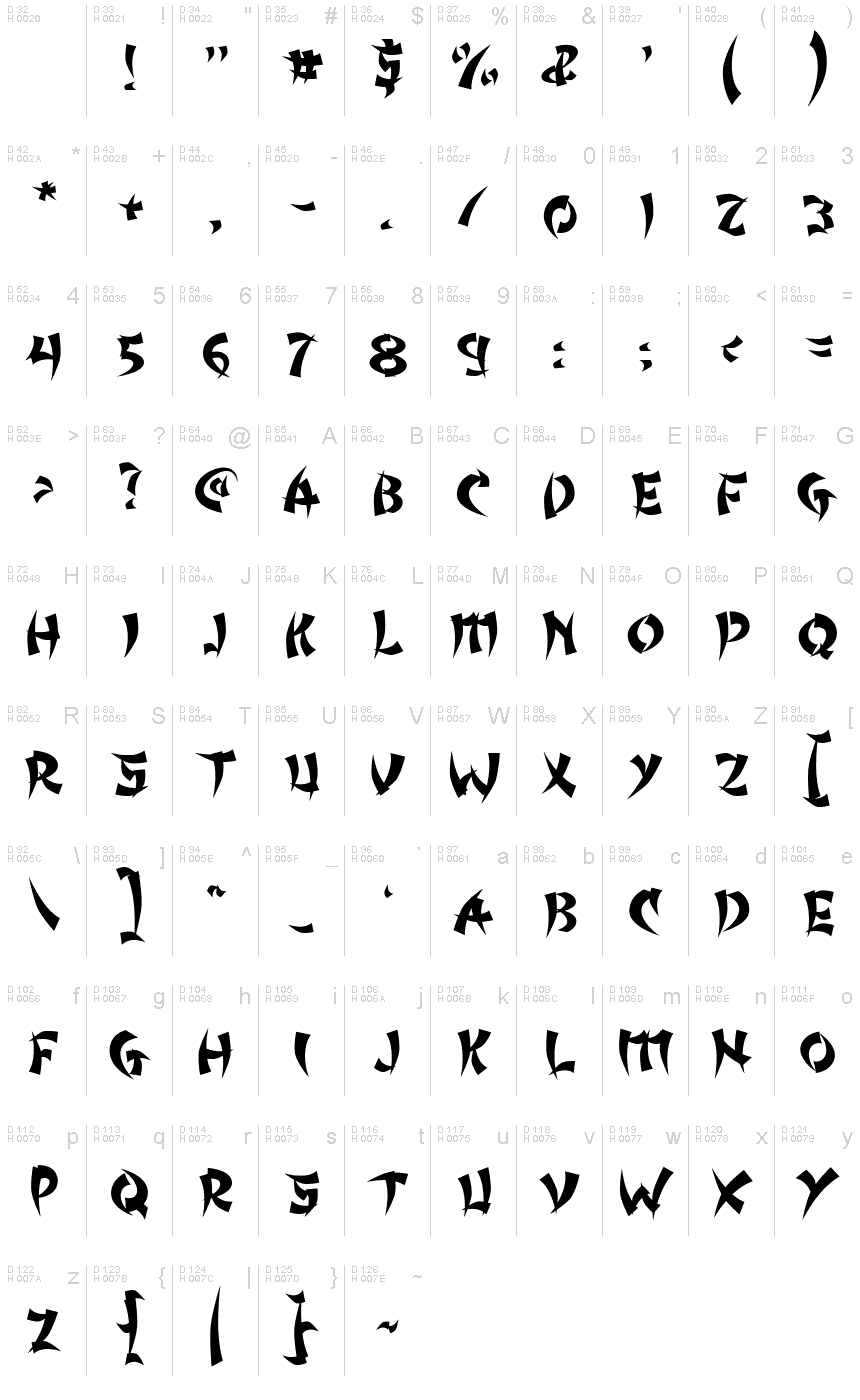 Henshin font