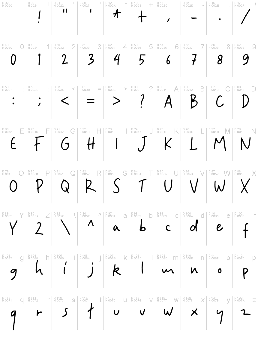 Hey Tiny DEMO Thin font | Fonts2u.com