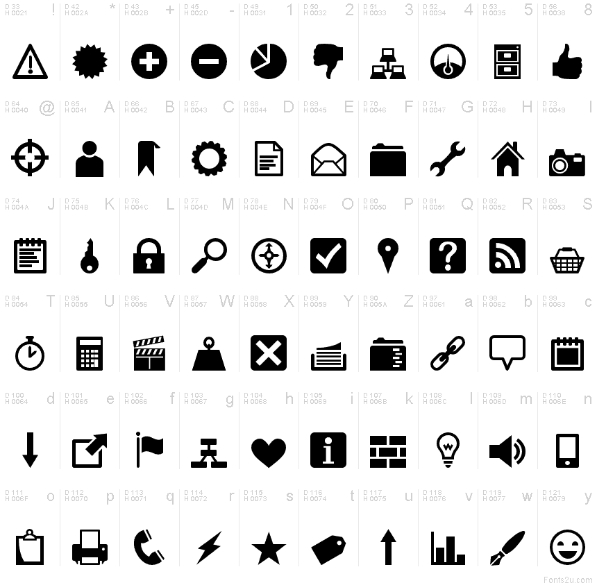 Heydings Icons font