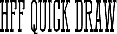 Preview of the HFF Quick Draw font