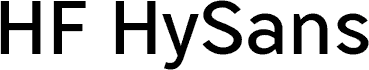 HFHySans_Medium fonte