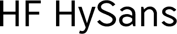 HFHySans_Regular fonte