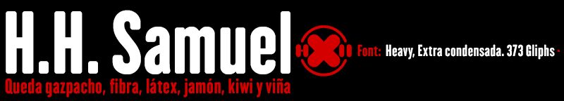 H.H. Samuel Шрифт