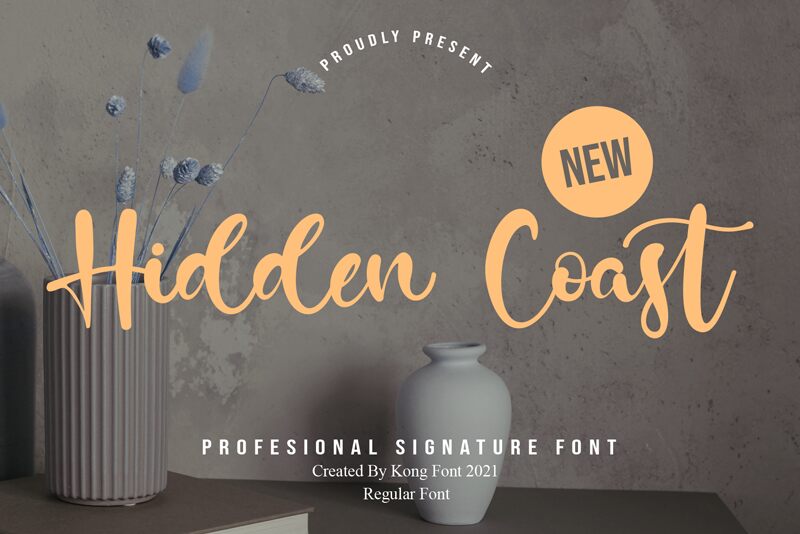 Hidden Coast Schriftart