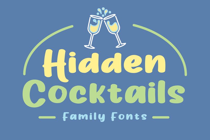 Hidden Cocktails 字体