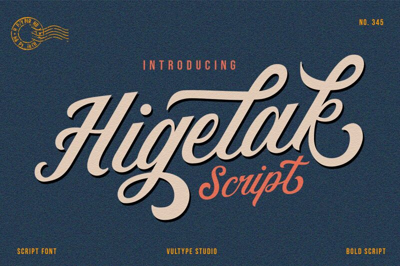 Higelak Schriftart