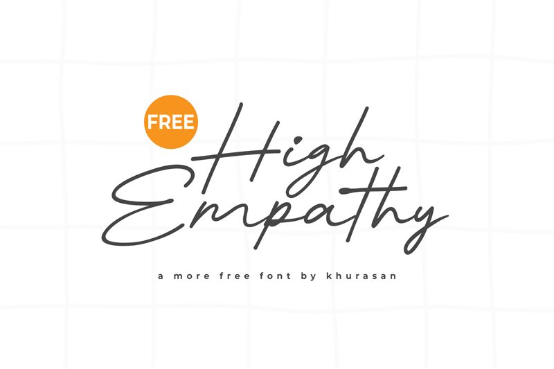 High Empathy Schriftart