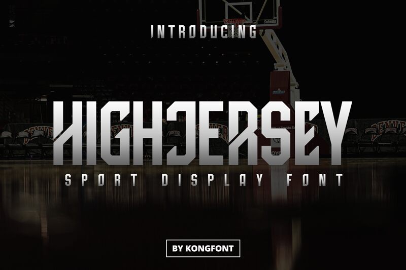 High Jersey Schriftart