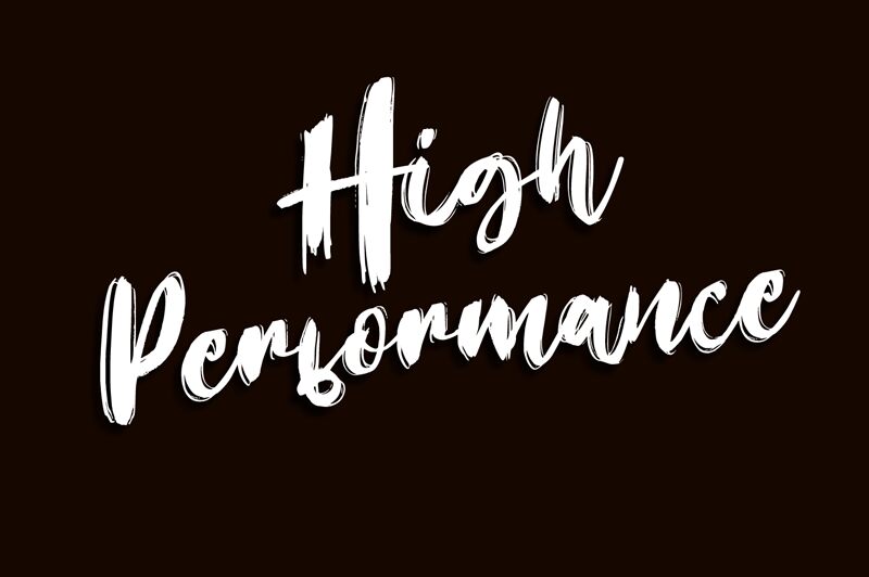 High Performance Font