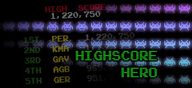 Highscore Hero Carattere