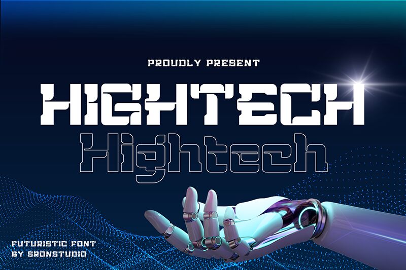 Hightech Font