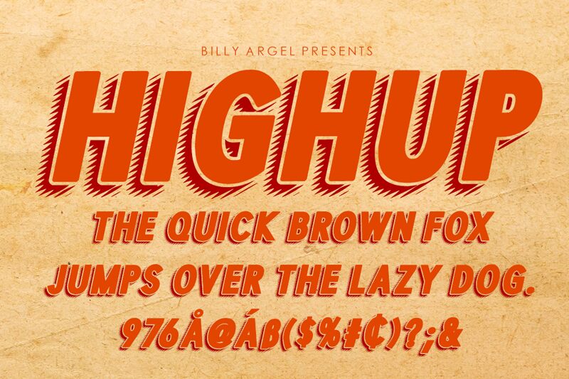 HIGHUP Schriftart