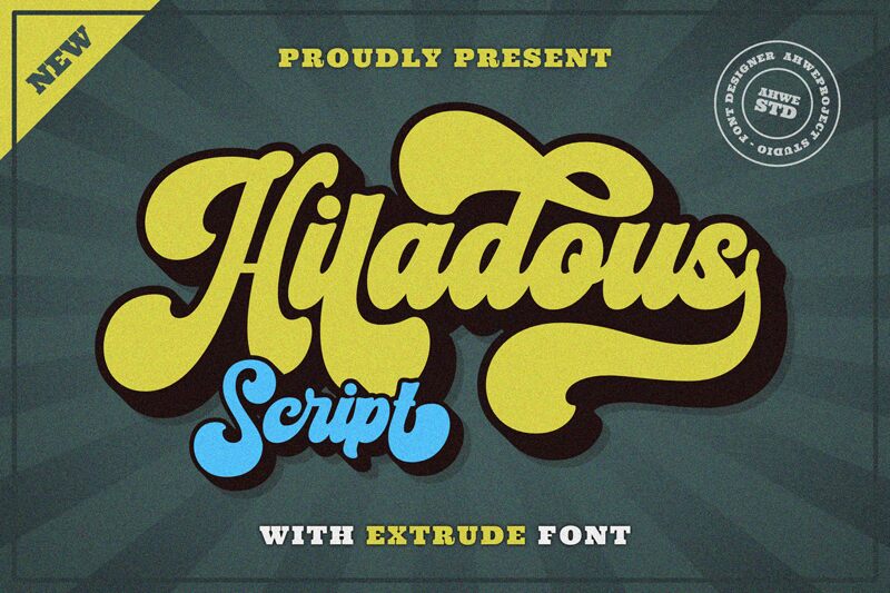 Hiladous Schriftart
