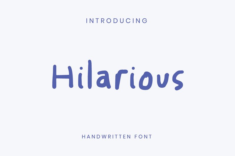 Hilarious HF Schriftart