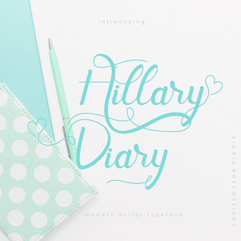 Hill Diary Schriftart