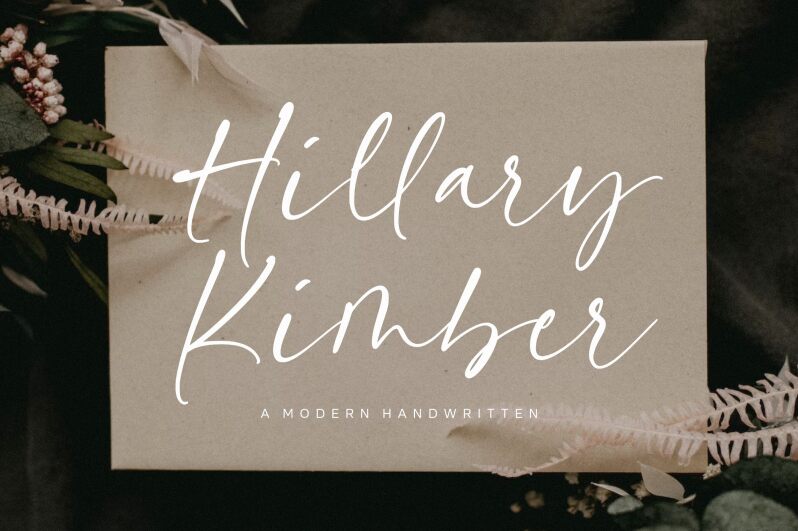 Hillary Kimber Schriftart