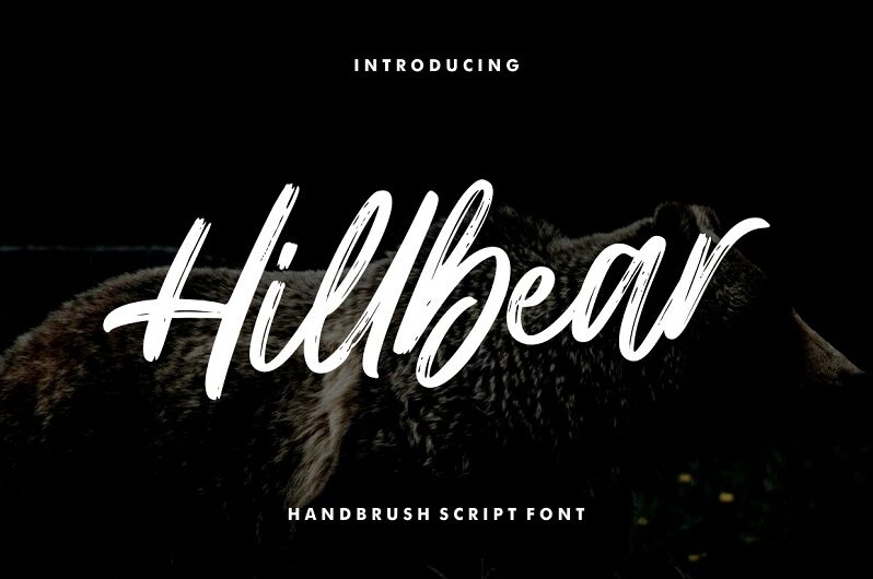 Hillbear Schriftart