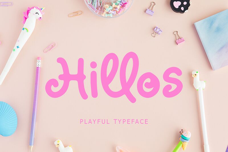 Hillos Schriftart