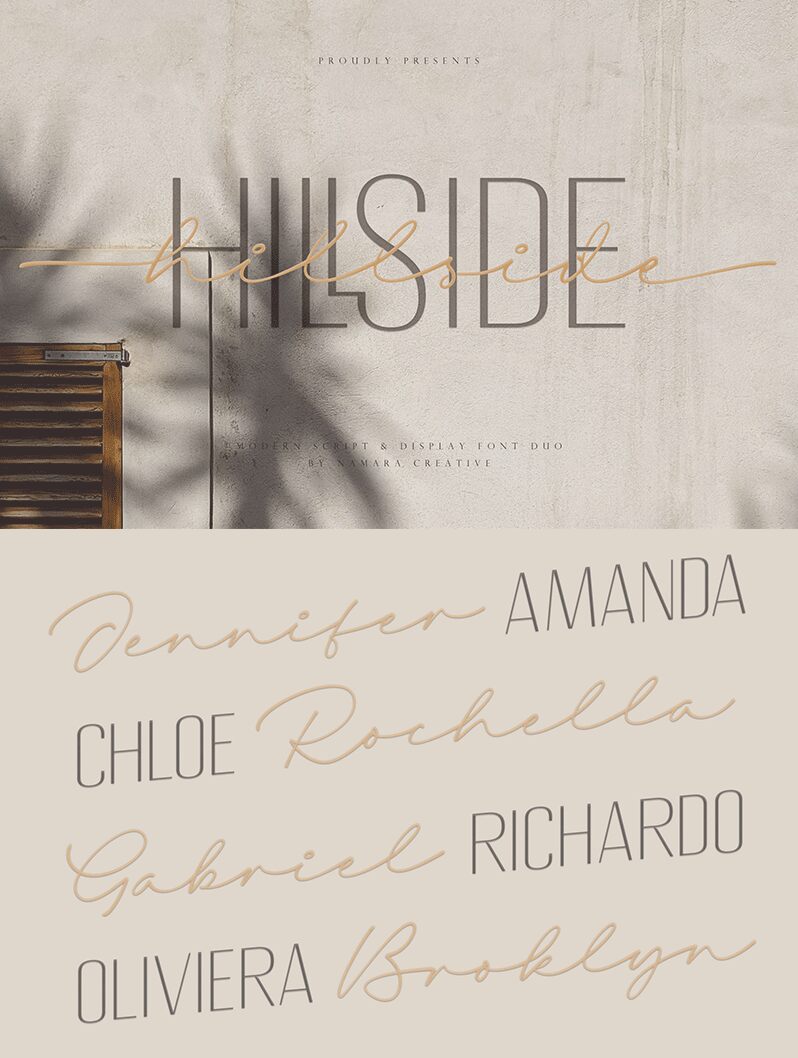 Hillside Script Czcionka