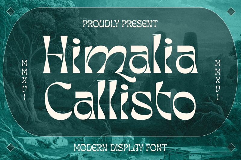 Himalia Callisto Schriftart