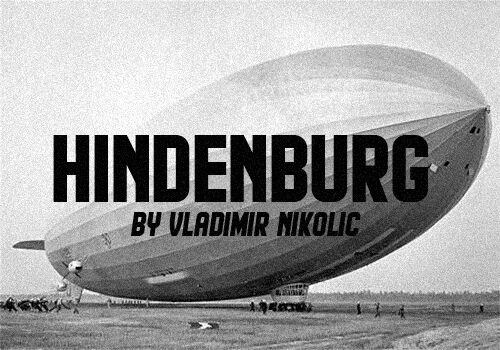 Hindenburg Schriftart