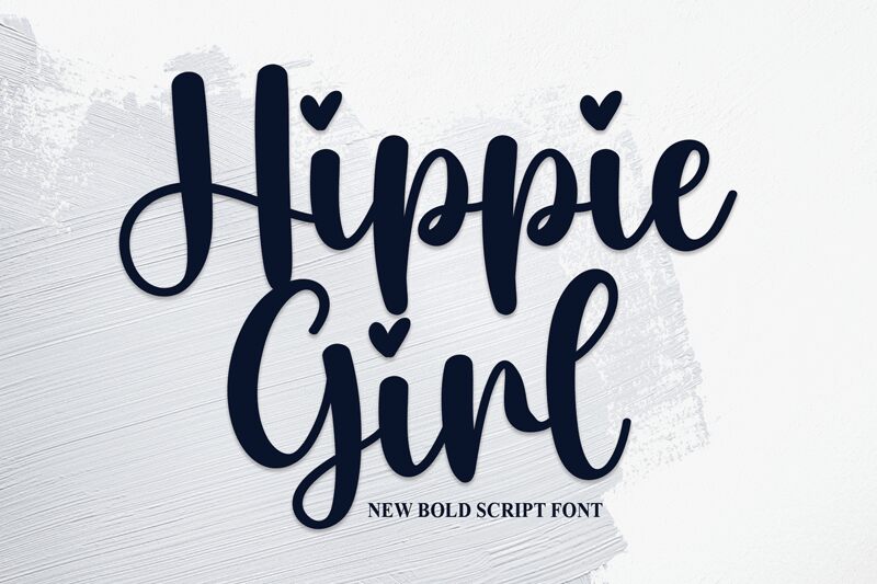 Hippie Girl Schriftart