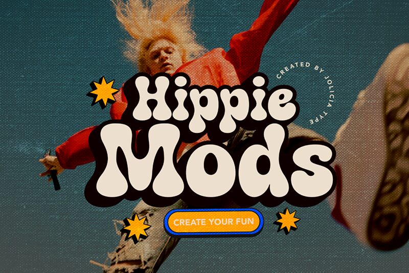 Hippie Mods Schriftart