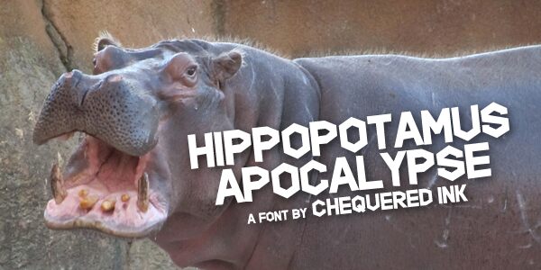 Hippopotamus Apocalypse Czcionka
