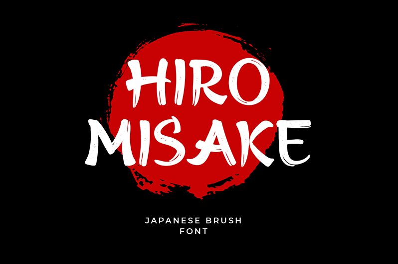 HIRO MISAKE Schriftart