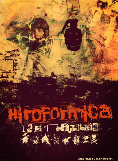 Hiroformica Шрифт