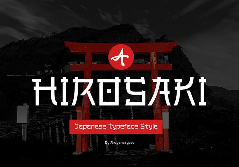Hirosaki Schriftart