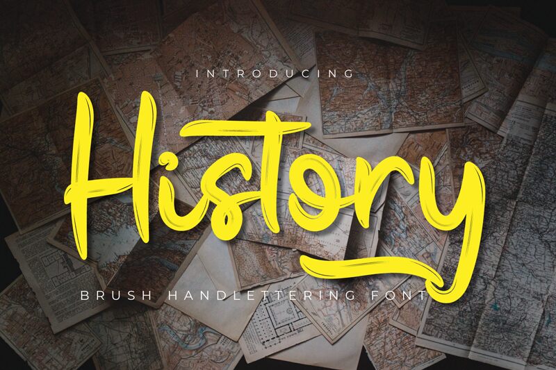 History Druh písma