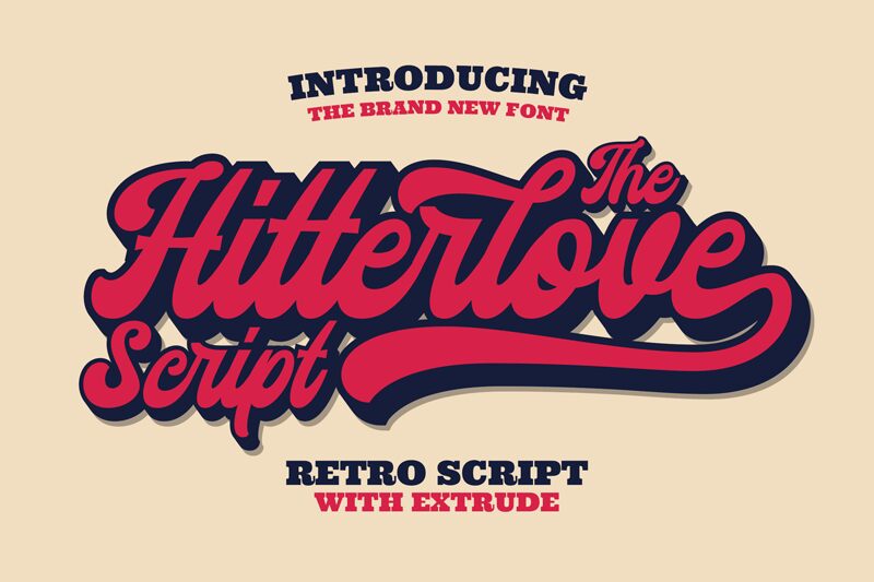Hitterlove Schriftart