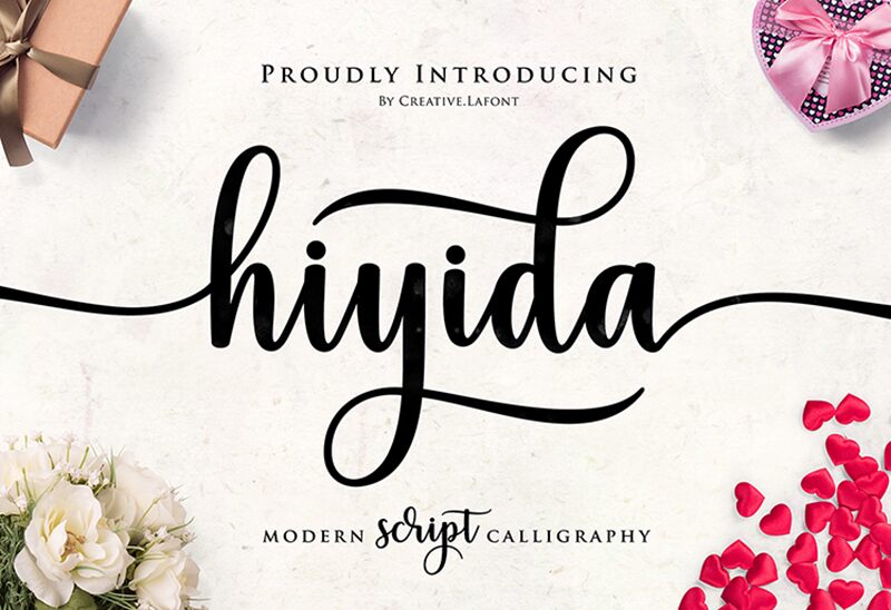 Hiyida Script Schriftart