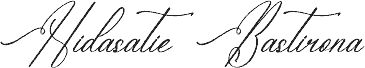Preview of the Hidasatie Bastirona DEMO VERSIO Italic font