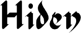Hiden PERSONAL USE Regular