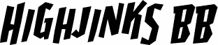 Highjinks BB Italic