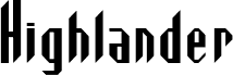 Highlander Regular